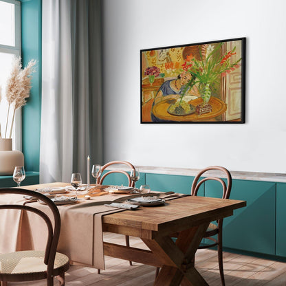 Leinwandbild - Henri Matisse – Woman with Gladioli