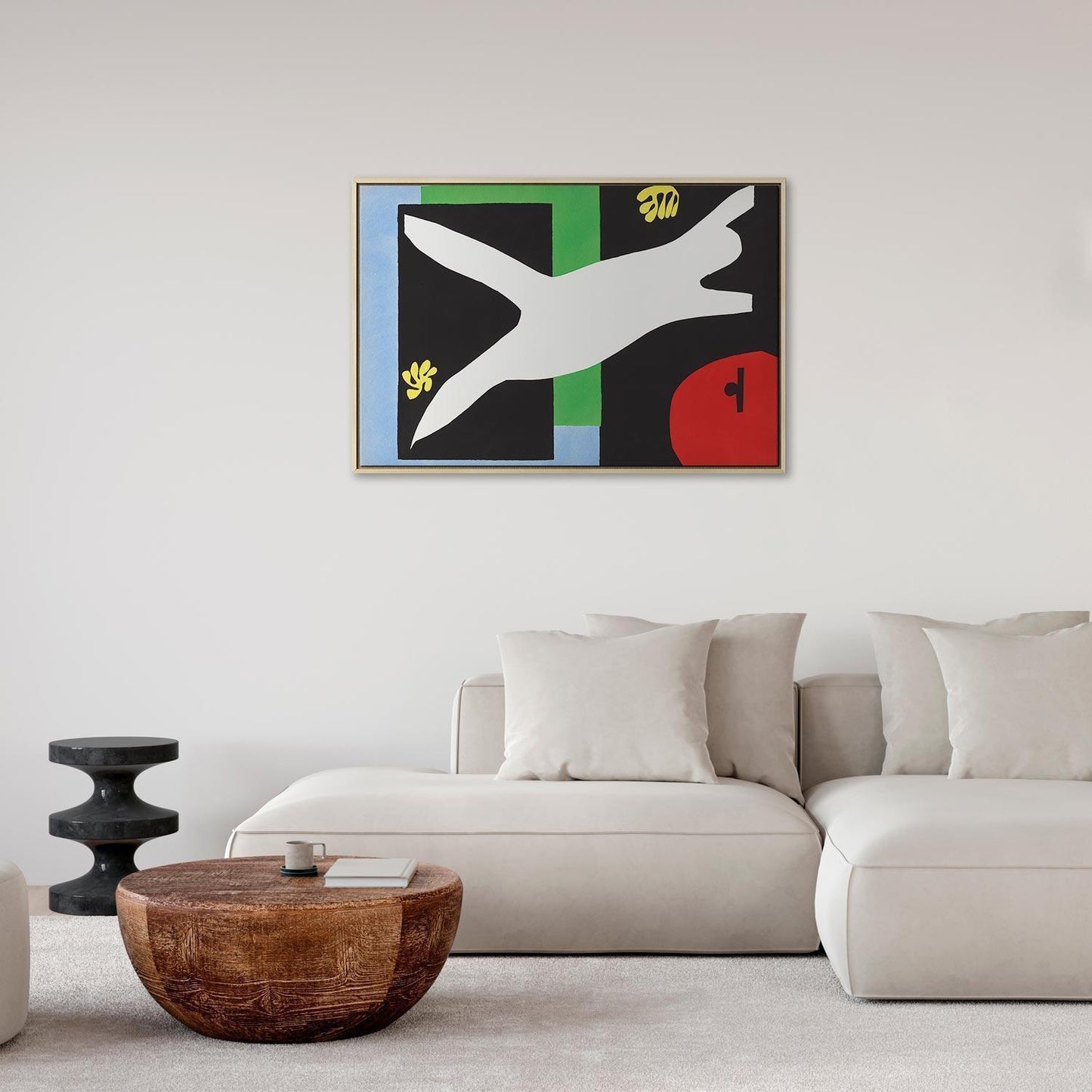 Leinwandbild - Henri Matisse – The Swimmer in the Aquarium (from Jazz)