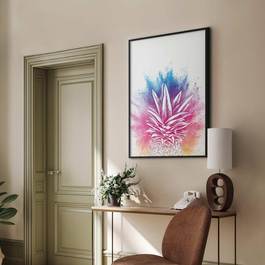 Poster - Colorful Pineapple Artgeist