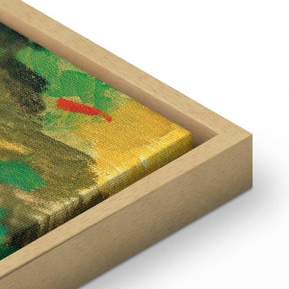 Leinwandbild - August Macke – Spaziergänger am See