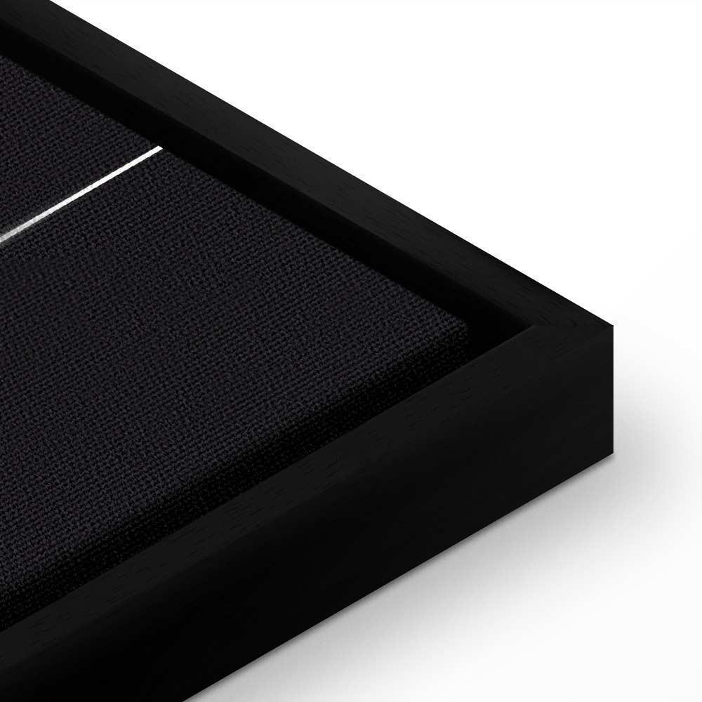 Leinwandbild - Key to Success (1-part) - Black and White English Inscriptions