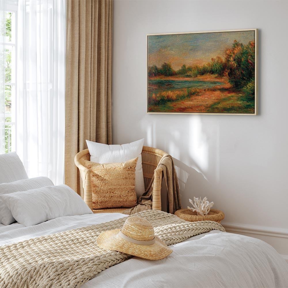 Leinwandbild - Pierre-Auguste Renoir – Paysage à Guernesey