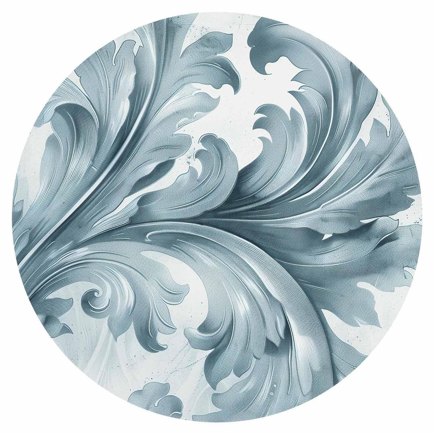 Runde Fototapete - Stone ornament in baroque style