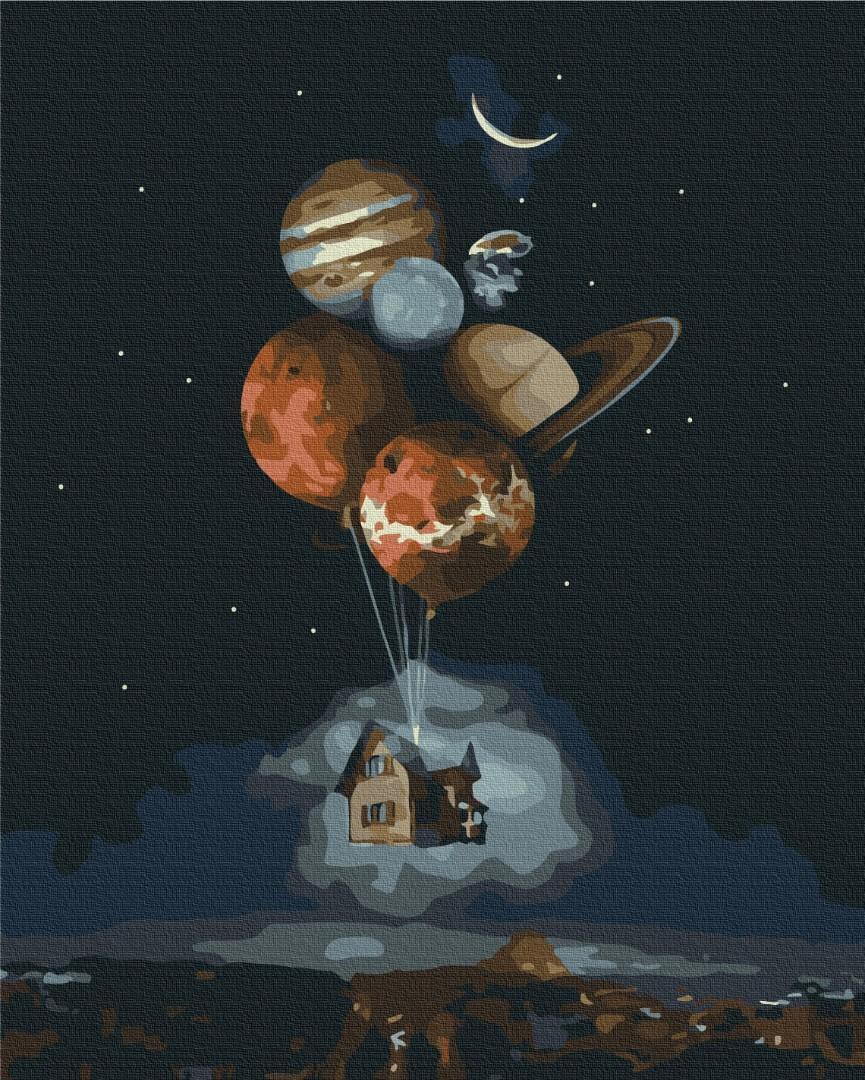 Malen nach Zahlen - Cosmic home