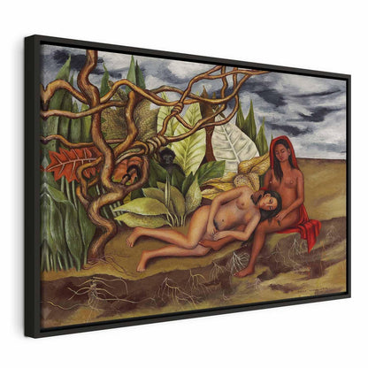 Leinwandbild - Frida Kahlo – Two Nudes in a Forest (The Earth Itself)