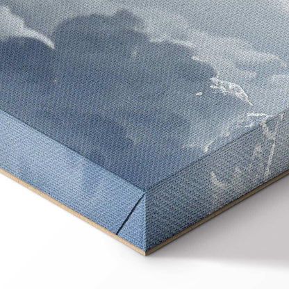 Leinwandbild - Astral Calm: Stars Scattered Over Delicate Clouds