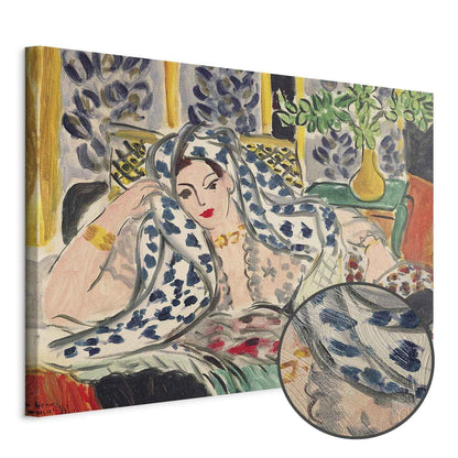 Leinwandbild - Henri Matisse – Odalisque at Fautenuil