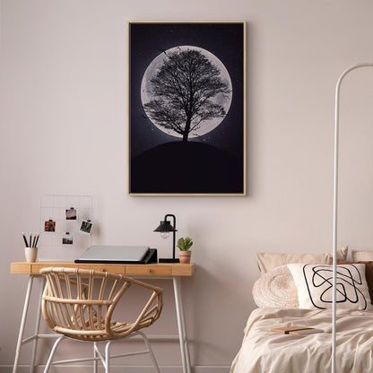 Leinwandbild - Lone Tree (1 Part) Vertical