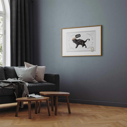 Poster - Cat with a Crown