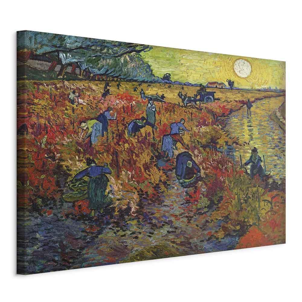 Leinwandbild - Vincent van Gogh – The Red Vineyard