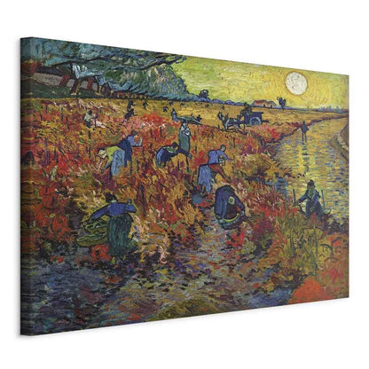 Leinwandbild - Vincent van Gogh – The Red Vineyard