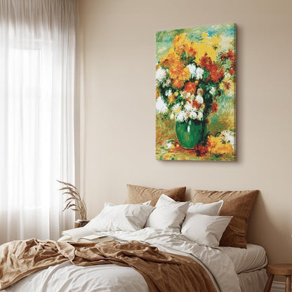 Leinwandbild - Pierre-Auguste Renoir – Chrysanthemums