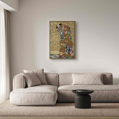 Leinwandbild - Gustav Klimt – The Fulfillment