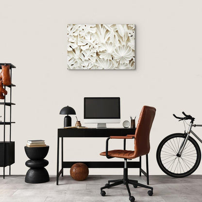 Leinwandbild - Ceramic Leaves (1 Part) Wide