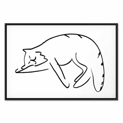 Leinwandbild - Cat's Dreams (1 Part) Vertical