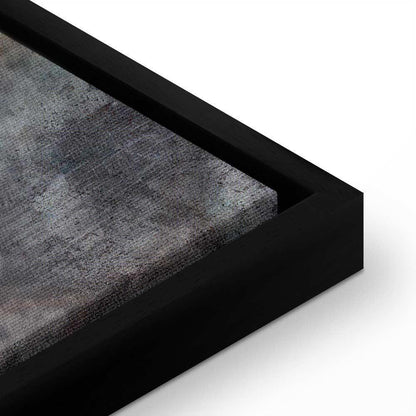 Leinwandbild - Grey Feather (1 Part) Wide