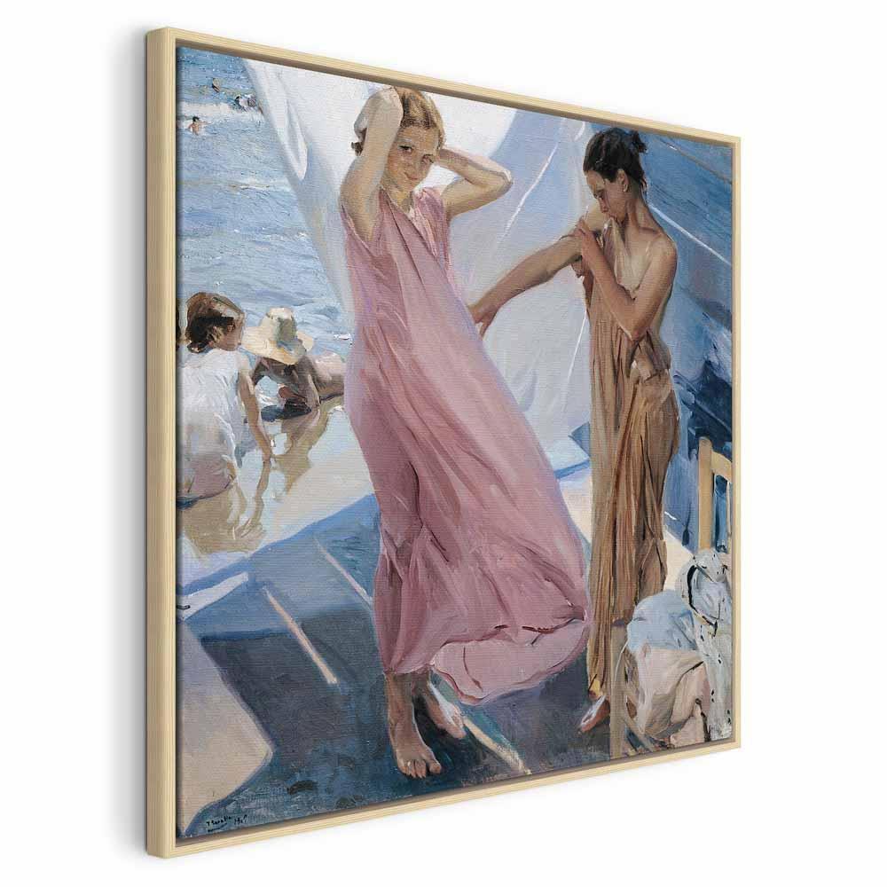 Leinwandbild - Joaquín Sorolla y Bastida – After Bathing, Valencia