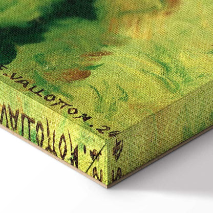 Leinwandbild - Félix Vallotton – Vallée de la Cagne