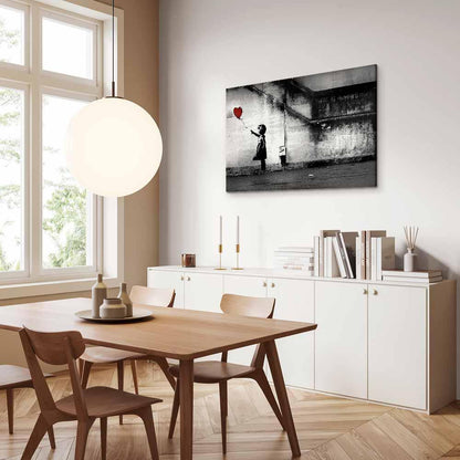 Leinwandbild - hope (Banksy)