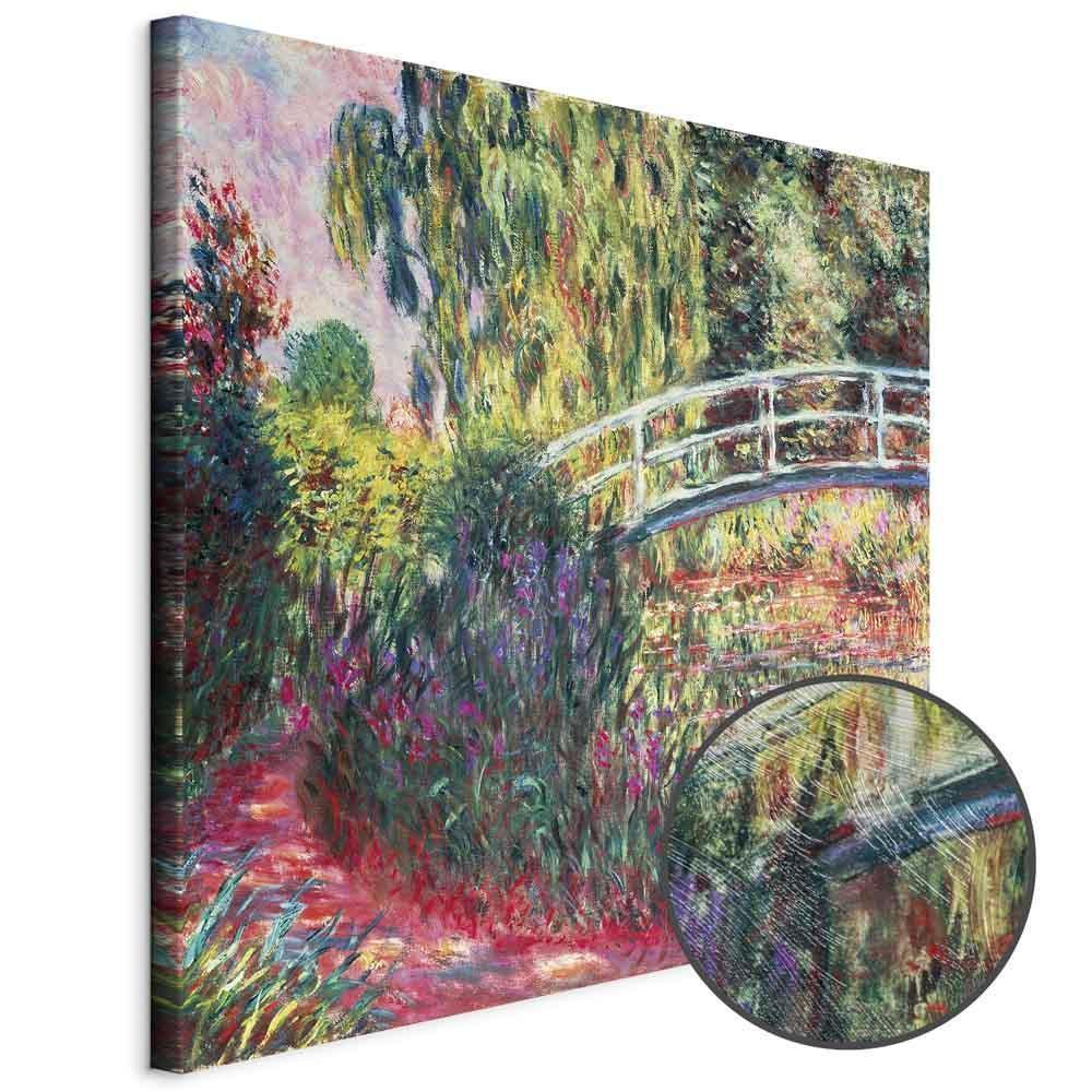 Leinwandbild - Claude Monet – The Japanese Footbridge