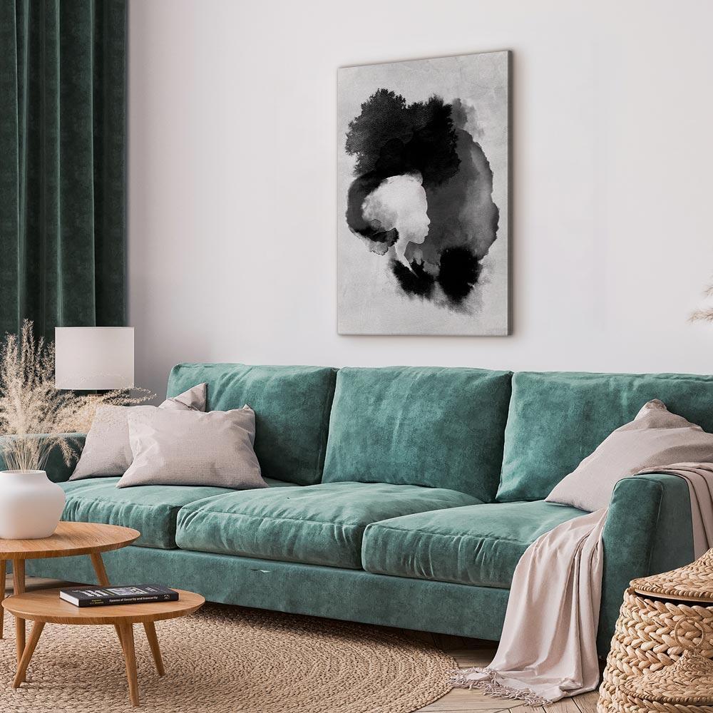 Leinwandbild - Painted By Light (1 Part) Vertical