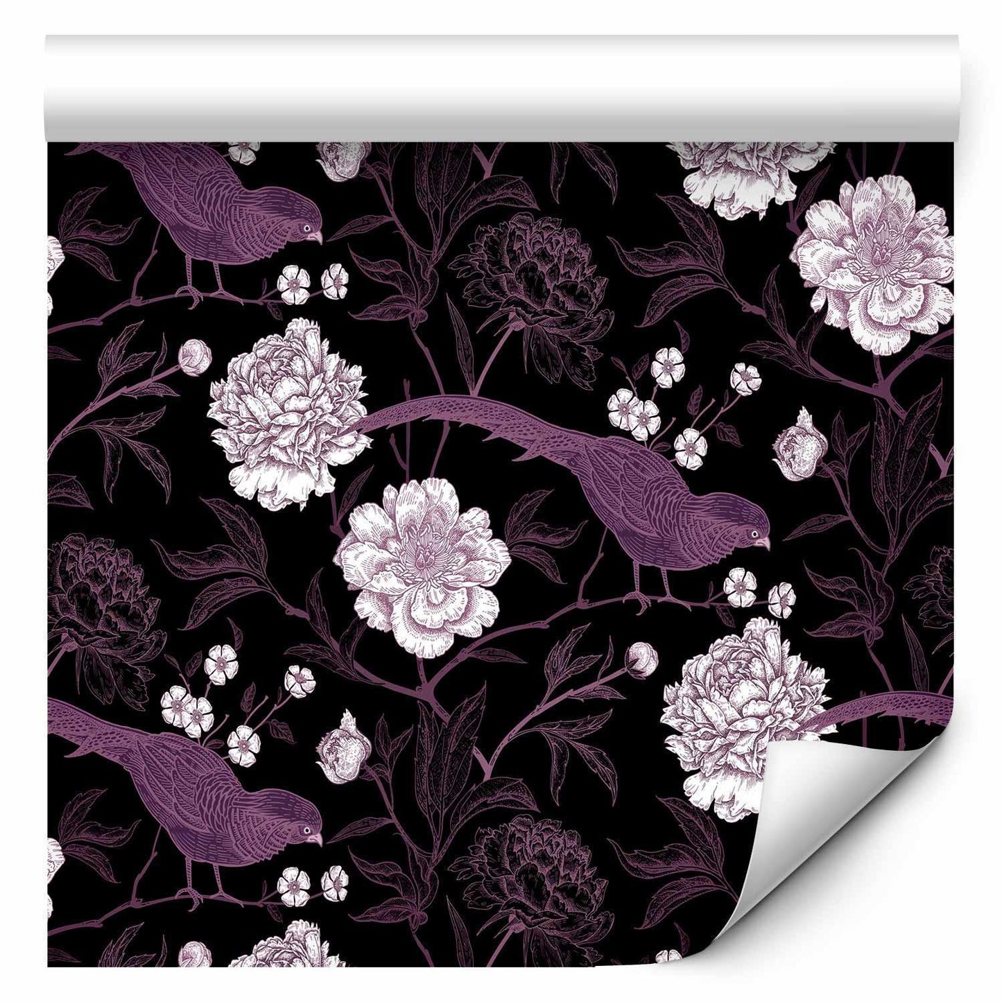 Tapete - Peonies and pheasants