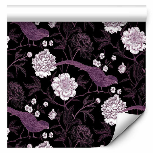 Tapete - Peonies and pheasants