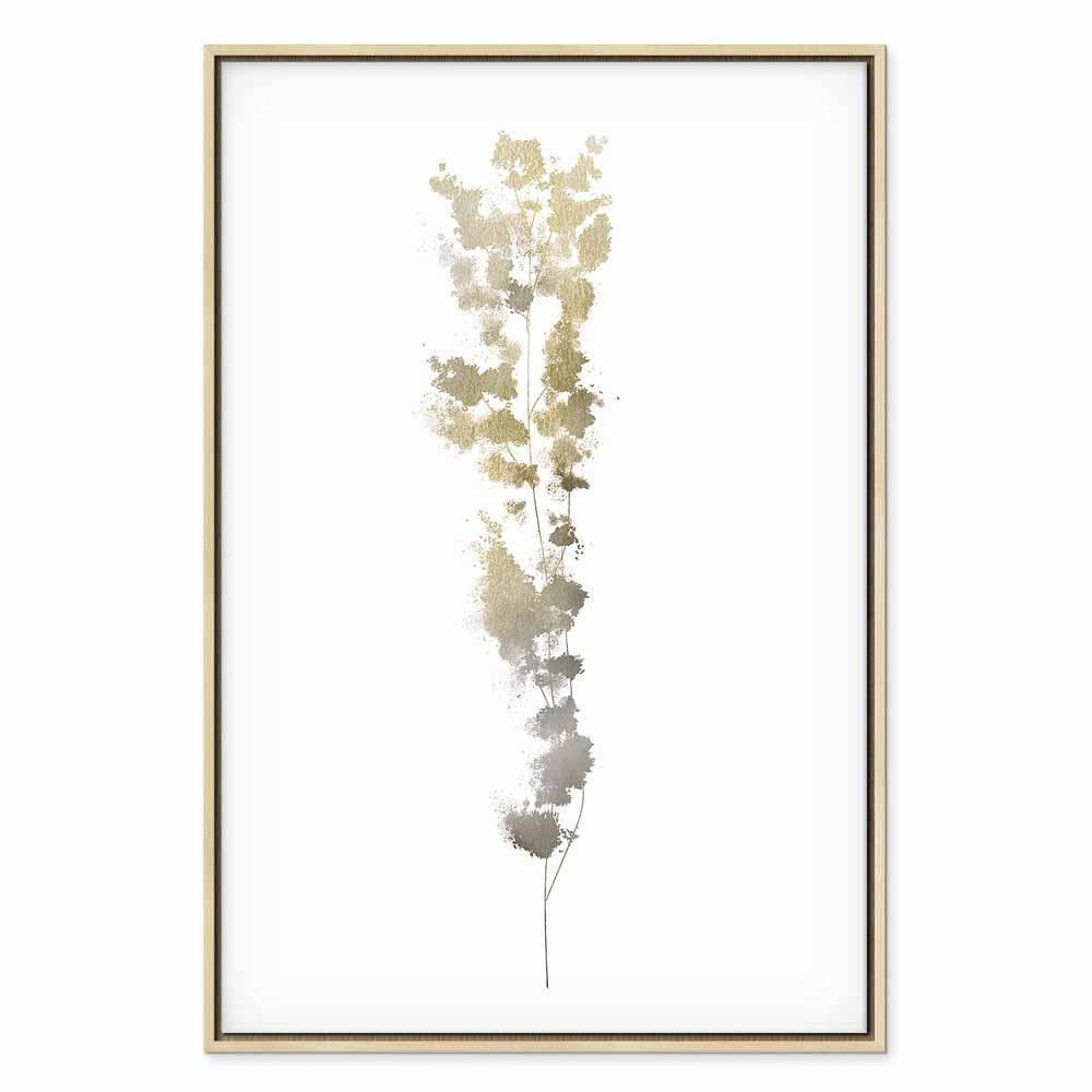 Leinwandbild - Golden Branch (1 Part) Vertical