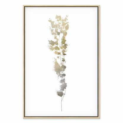 Leinwandbild - Golden Branch (1 Part) Vertical