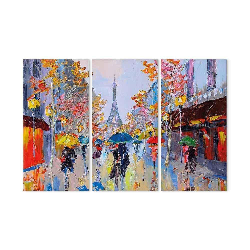 Leinwandbild - Rainy Paris