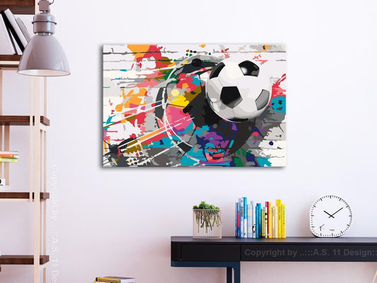 Malen nach Zahlen - Colourful Ball