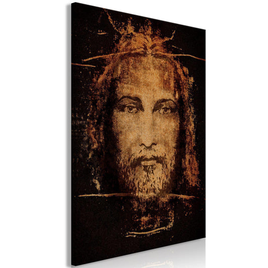 Leinwandbild - Shroud of Turin (1 Part) Vertical Artgeist