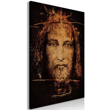 Leinwandbild - Shroud of Turin (1 Part) Vertical Artgeist