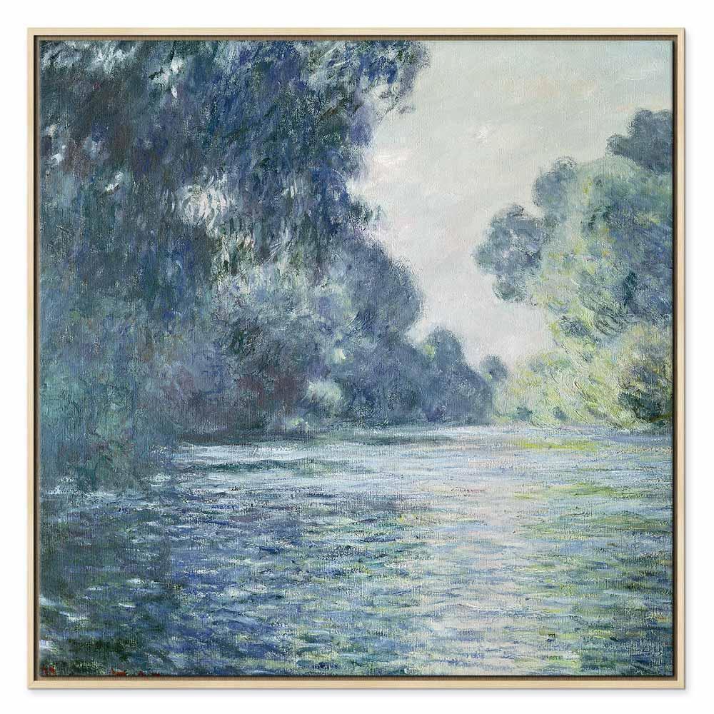 Leinwandbild - Claude Monet – A Stretch of the Seine near Giverny