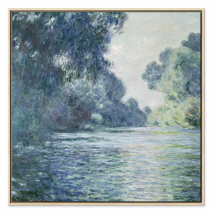 Leinwandbild - Claude Monet – A Stretch of the Seine near Giverny