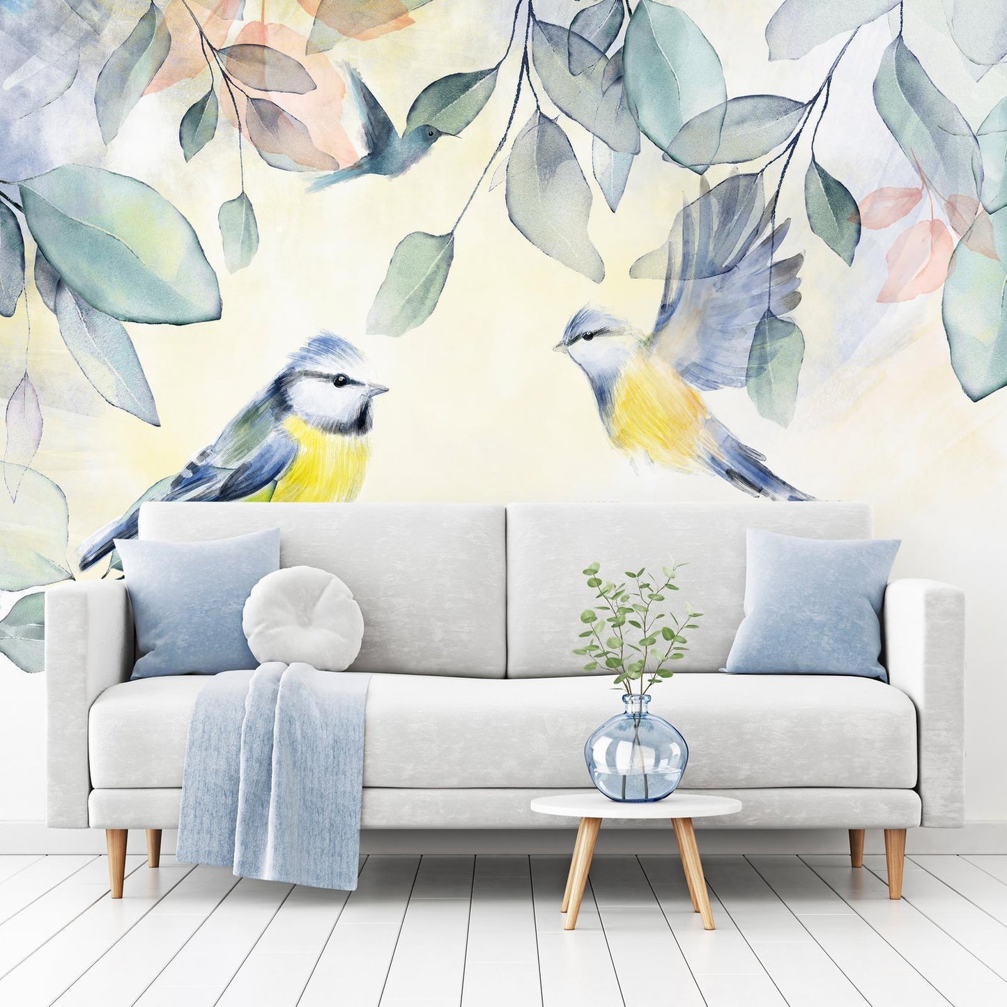 Fototapete - Colorful Titmouse Artgeist