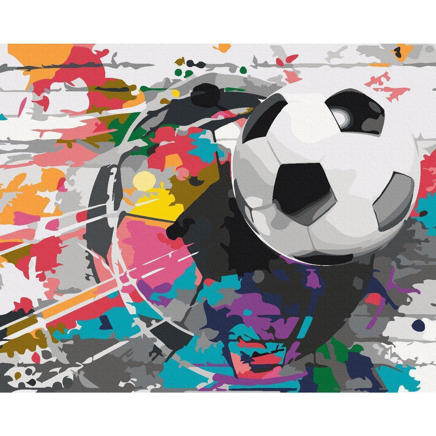 Malen nach Zahlen - Colourful Ball