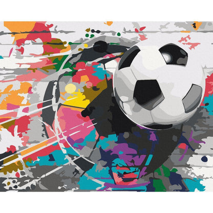 Malen nach Zahlen - Colourful Ball