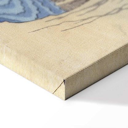 Leinwandbild - Utagawa Hiroshige – The monkey bridge in the Kai province