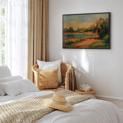 Leinwandbild - Pierre-Auguste Renoir – Paysage à Guernesey