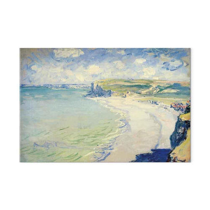 Leinwandbild - Claude Monet – Beach at Pourville