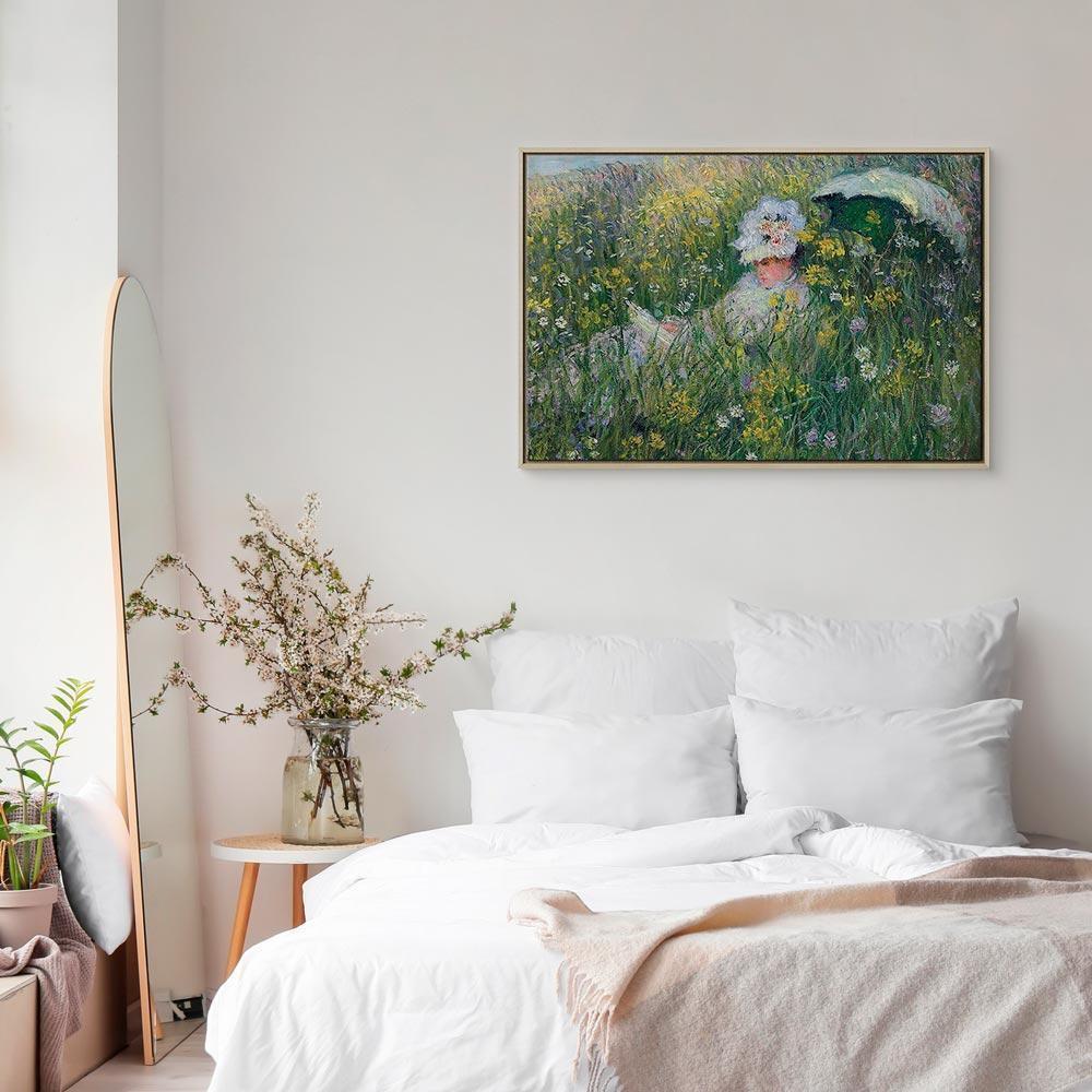 Leinwandbild - Claude Monet – In the Meadow