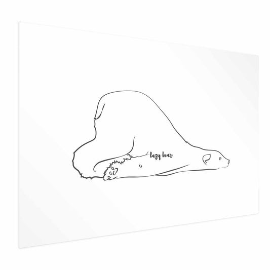 Poster - Lazy Bear
