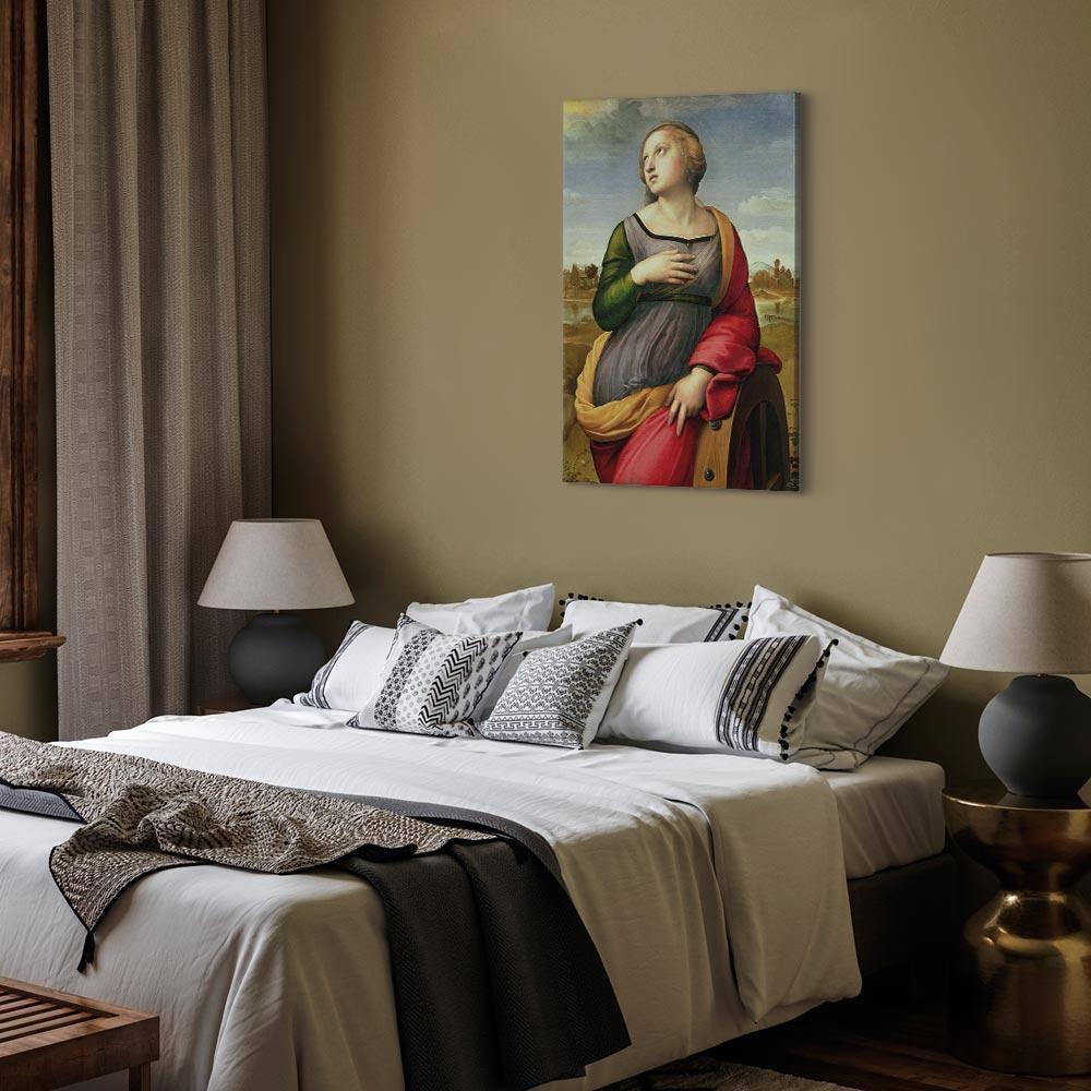 Leinwandbild - Rafael Santi – St Catherine of Alexandria