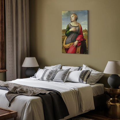 Leinwandbild - Rafael Santi – St Catherine of Alexandria