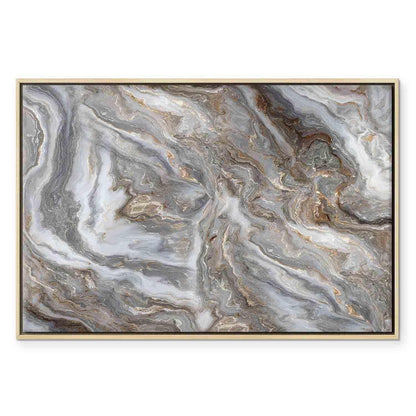 Leinwandbild - Stone abstractions – marble structures in neutral shades