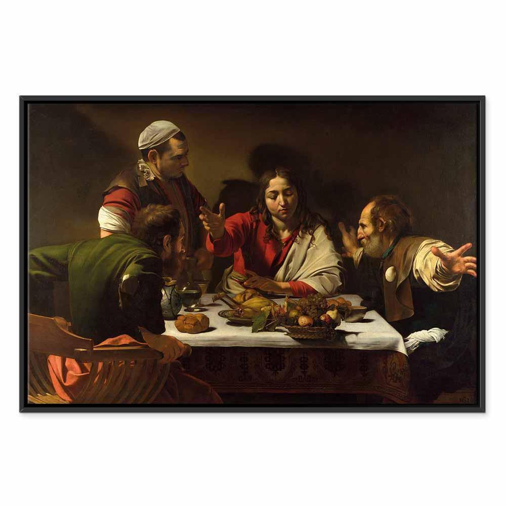 Leinwandbild - Caravaggio – Supper at Emmaus