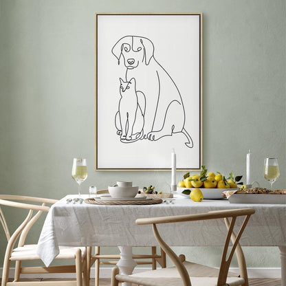 Leinwandbild - Best Friends (1 Part) Vertical