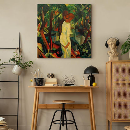 Leinwandbild - August Macke – Paar im Wald