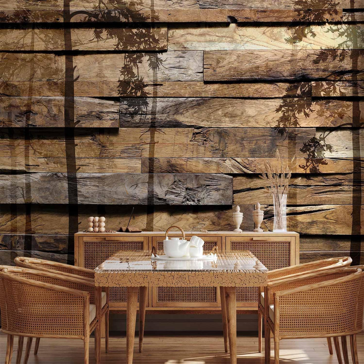 Fototapete - Shadow of Trees